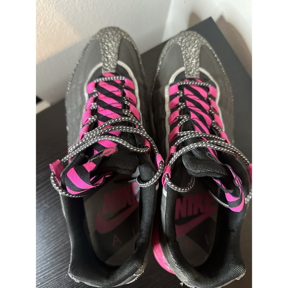 Nike Air Max 95 Premium Fog Pink Panther Spackle Shoes Gray Mens Size 13 - Picture 6 of 10